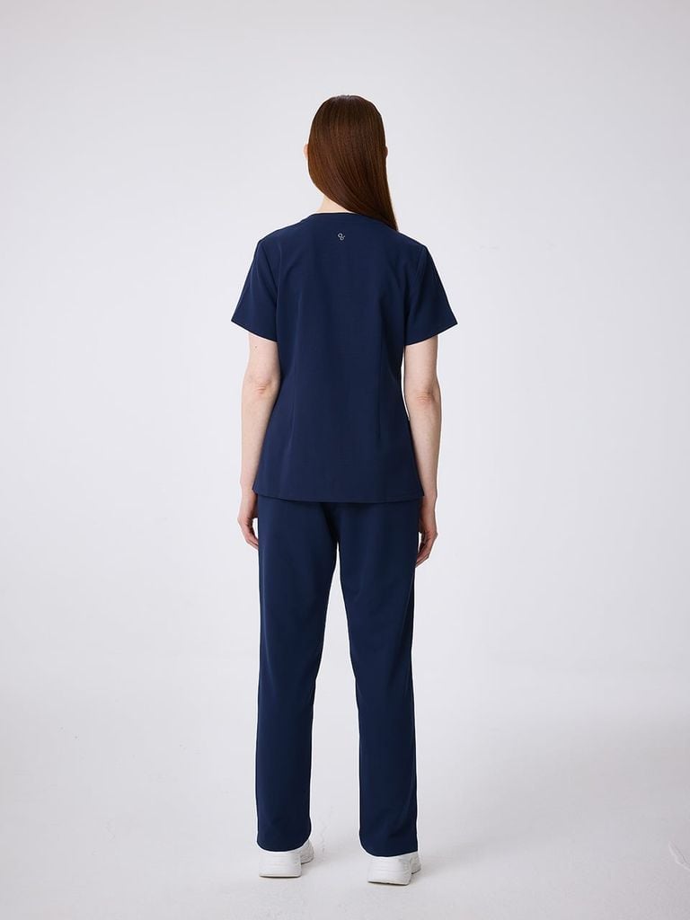 WAT08 & WAP07 | ĐỒNG PHỤC WORKWEAR NỮ GRACE ZIP TOP & SOFT STRAIGHT PANT