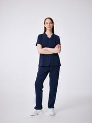 WAT08 & WAP07 | ĐỒNG PHỤC WORKWEAR NỮ GRACE ZIP TOP & SOFT STRAIGHT PANT
