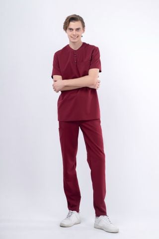 MA03 | ĐỒNG PHỤC WORKWEAR NAM HENLY NECKLINE TOP - CARGO PANTS