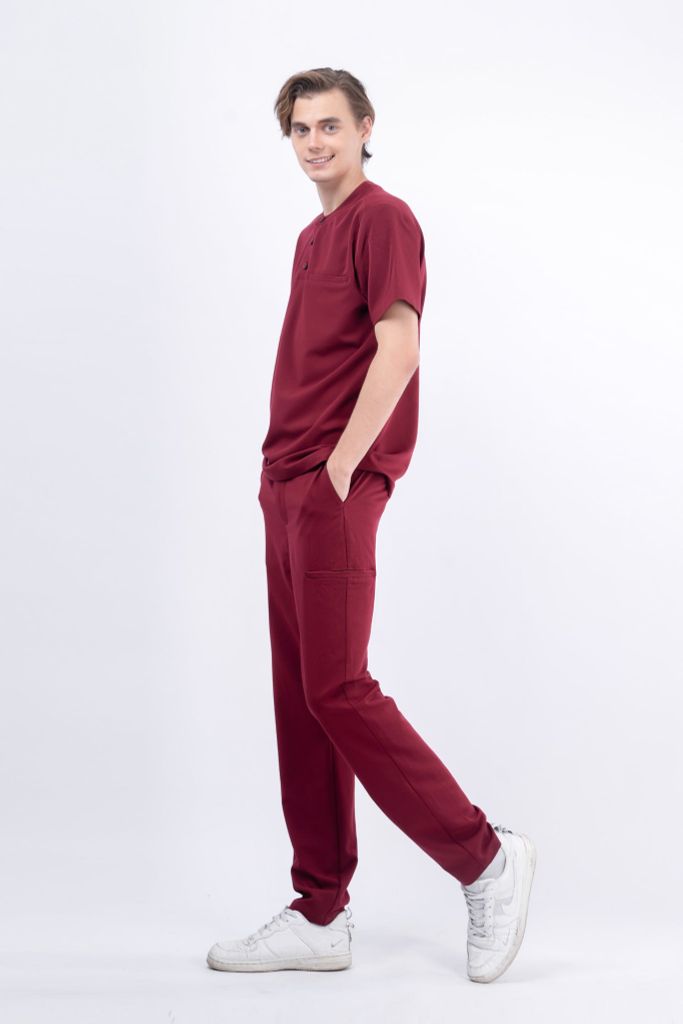 MA03 | ĐỒNG PHỤC WORKWEAR NAM HENLY NECKLINE TOP - CARGO PANTS