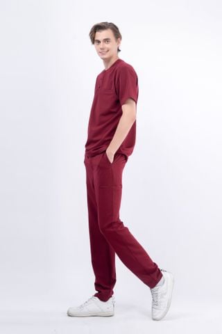 MA03 | ĐỒNG PHỤC WORKWEAR NAM HENLY NECKLINE TOP - CARGO PANTS