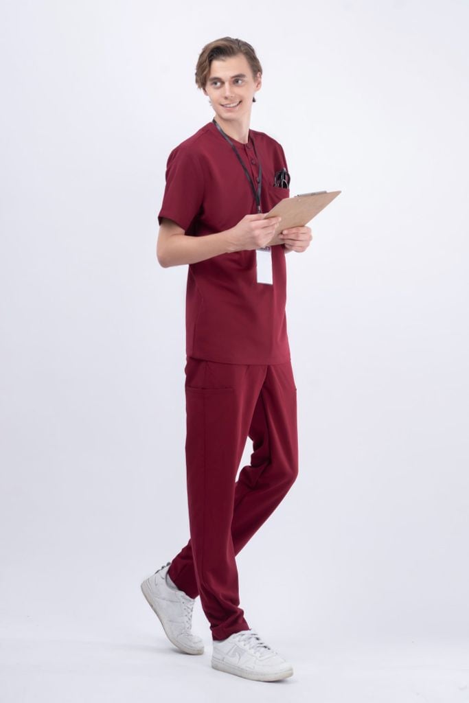 MA03 | ĐỒNG PHỤC WORKWEAR NAM HENLY NECKLINE TOP - CARGO PANTS