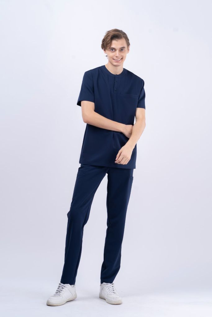 MA03 | ĐỒNG PHỤC WORKWEAR NAM HENLY NECKLINE TOP - CARGO PANTS
