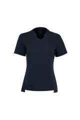 WAT03 - CHEST POCKET V-NECK UNIFORM TOP