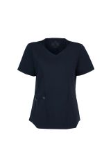 WAT02 - ZIP POCKET V-NECK UNIFORM TOP