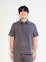 MAT06 - Áo Scrubs Nam Plain Collar Uniform | âme copain Việt Nam