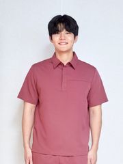 MAT06 - Áo Scrubs Nam Plain Collar Uniform | âme copain Việt Nam