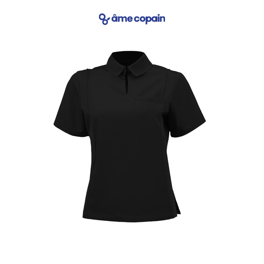 WAT07 - MODISH COLLAR UNIFORM TOP