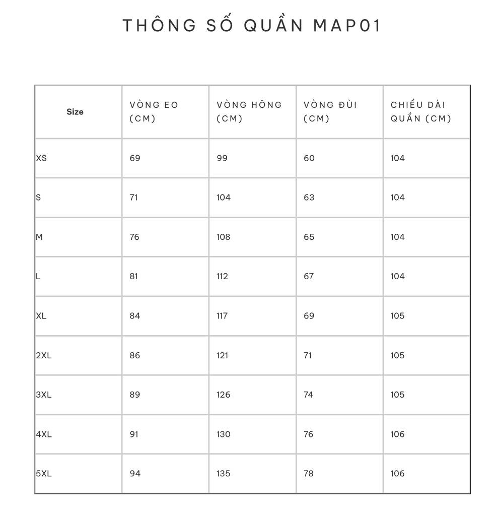 MAP01 - STRAIGHT LEG UNIFORM PANTS
