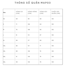MAP03 - POCKET CARGO UNIFORM PANTS
