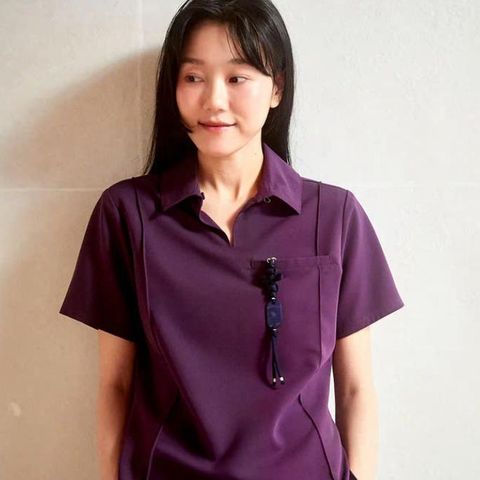 WAT07 - Áo Đồng Phục Nữ Modish Collar Uniform Top - Co giãn 4 chiều, Công nghệ kháng khuẩn, Thoải mái