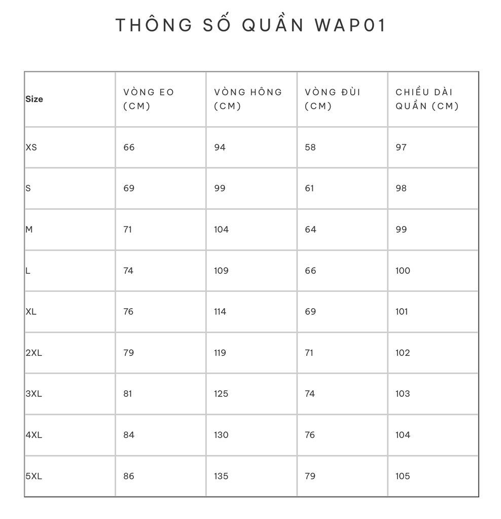 WAP01 - THREE POCKET UNIFORM PANTS