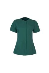 WAT05 - ZIP ROUND-NECK UNIFORM TOP