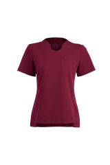 WAT03 - CHEST POCKET V-NECK UNIFORM TOP