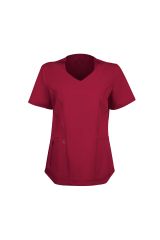 WAT02 - ZIP POCKET V-NECK UNIFORM TOP