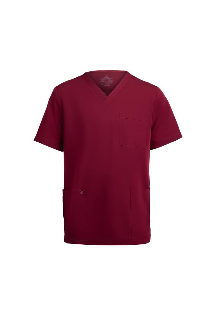 MAT02 - THREE POCKET V-NECK UNIFORM TOP