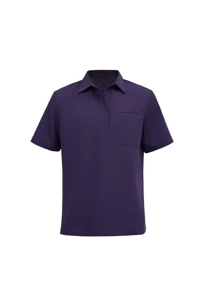 MAT06 - PLAIN COLLAR UNIFORM TOP