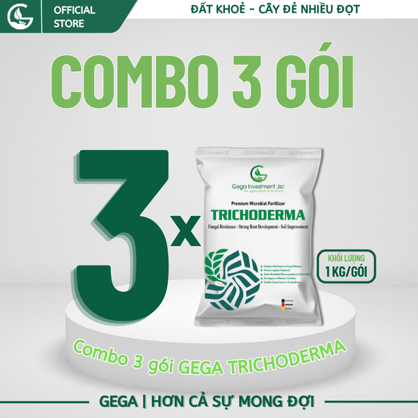 3 Gói TRICHODERMA - Cải Tạo Đất - Kháng Nấm - Ra Rễ Mạnh - Làm Phân Ủ Hữu Cơ