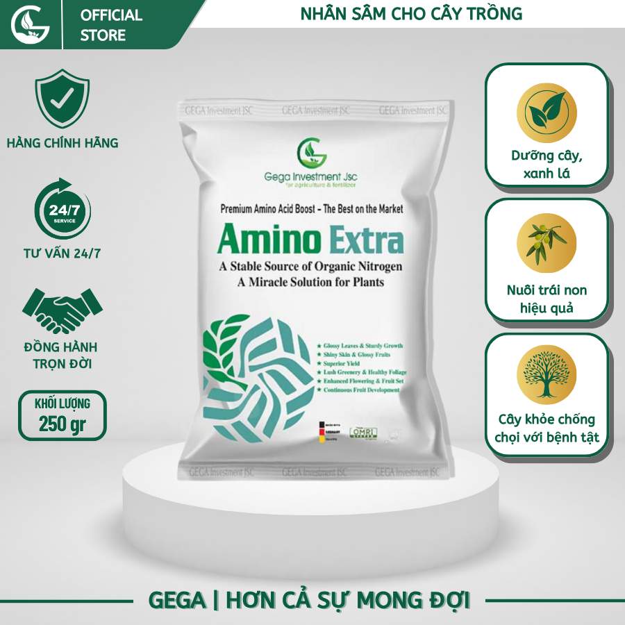 AMINO EXTRA - Dưỡng Cây-Xanh Lá-Nuôi Trái Non Hiệu Quả-Cây Khỏe Chống Chọi Với Bệnh Tật