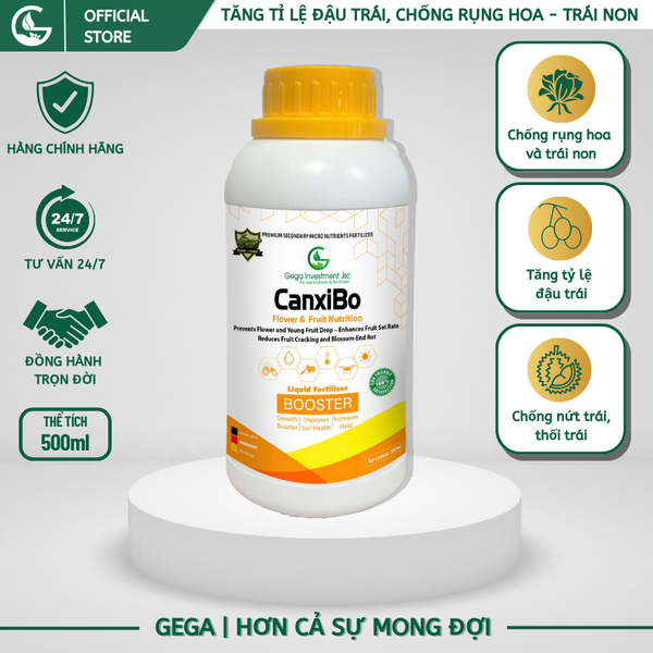 CANXIBO - Chống Rụng Hoa Và Trái Non-Tăng Tỉ Lệ Đậu Trái-Chống Nứt Trái Và Thối Đít Trái