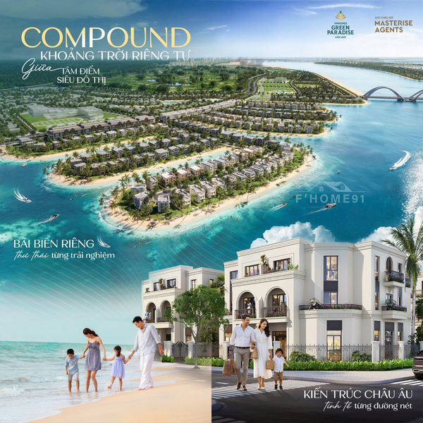 Nhà phố & Biệt thự Compound Vịnh Tiên | Không gian sống nghỉ dưỡng