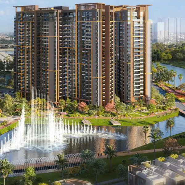 Hồ bơi tràn bờ tiêu chuẩn resort tại Masteri Park Place The Global City