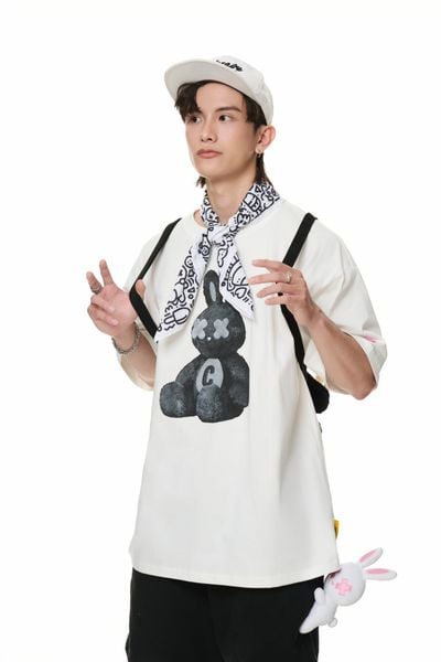 RABBIT DREAM TEE - WHITE