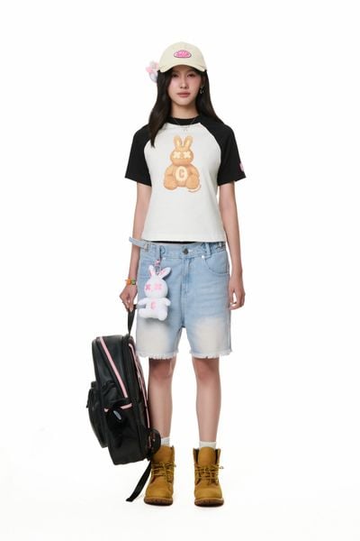 BUDDY BAGGY JEAN SHORTS