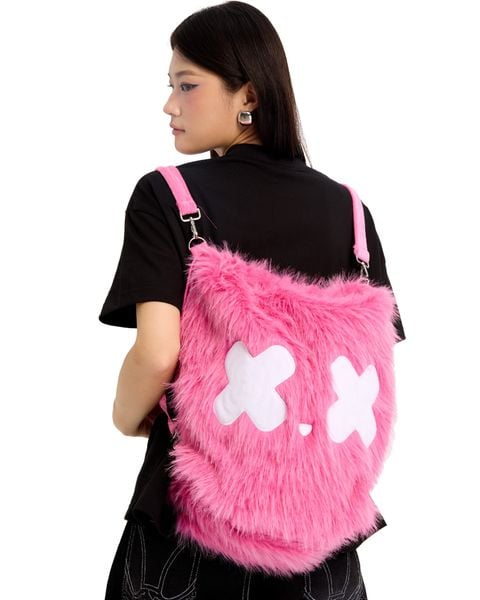 PINK COTON RABBIT BAG