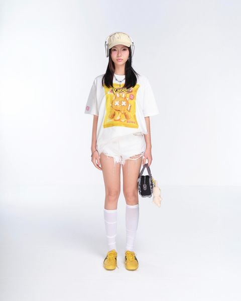 SNACK RABBIT TEE - WHITE
