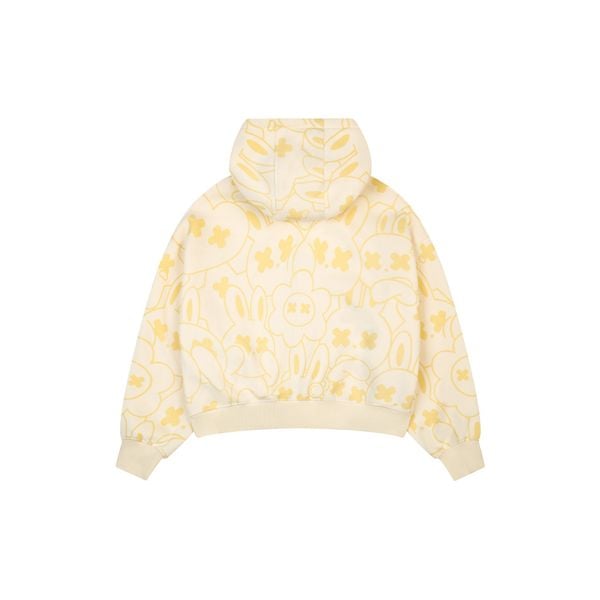 SUMMER RABBIT HOODIE ZIPPER - CREAM