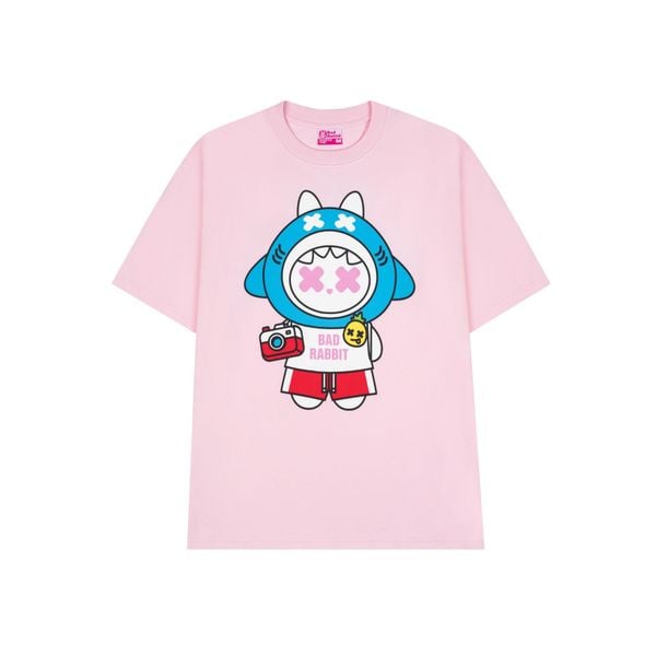 FESTIVE RABBIT TEE - PINK