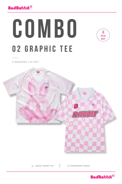 [COMBO 2 ÁO - SIZE XL] ÁO THUN AMANT / STRAWBERRY