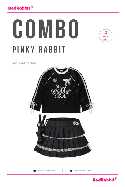 [COMBO 2 SẢN PHẨM - SIZE S] ÁO THUN NOIR + CHÂN VÁY NOIR