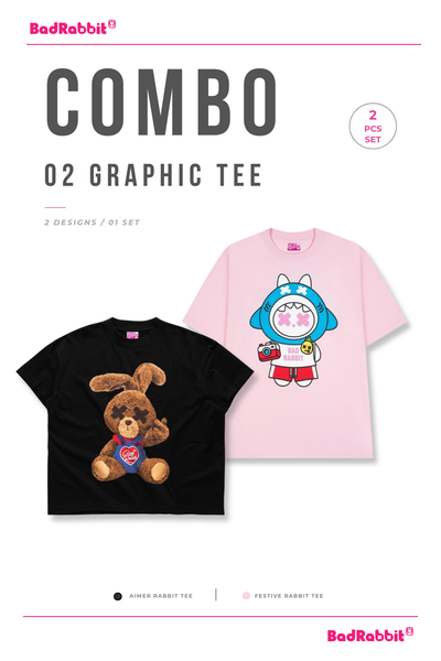 [COMBO 2 ÁO - SIZE L] ÁO THUN AIMER / FESTIVE