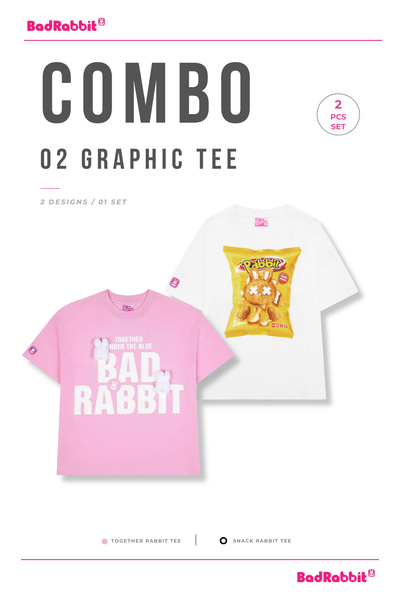 [COMBO 2 ÁO - SIZE XL] ÁO THUN TOGETHER / SNACK