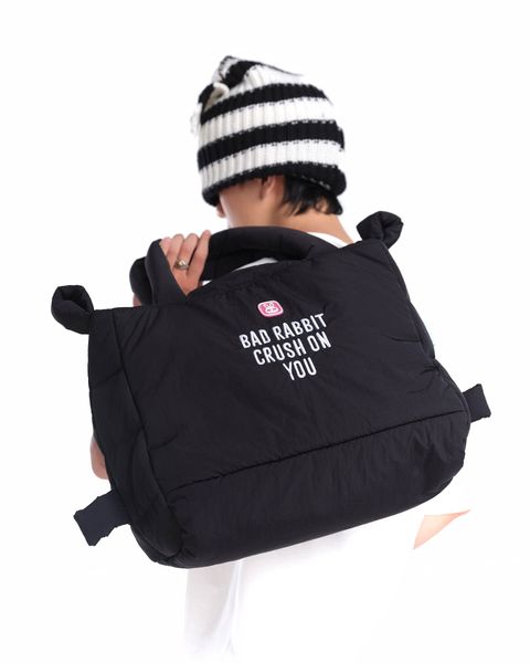 CRUSH ON YOU RABBIT BAG - BLACK