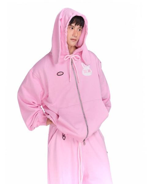 ÁO KHOÁC PINKIE RABBIT REGULAR HOODIE