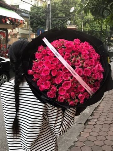  Bó Hoa Xinh Hồng Chùm Sophia Tặng Sinh Nhật, Kỉ Niệm 