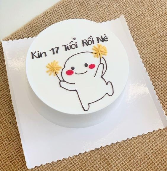  Bento Cake Meme Cầm Pháo Bông Siêu Lầy 