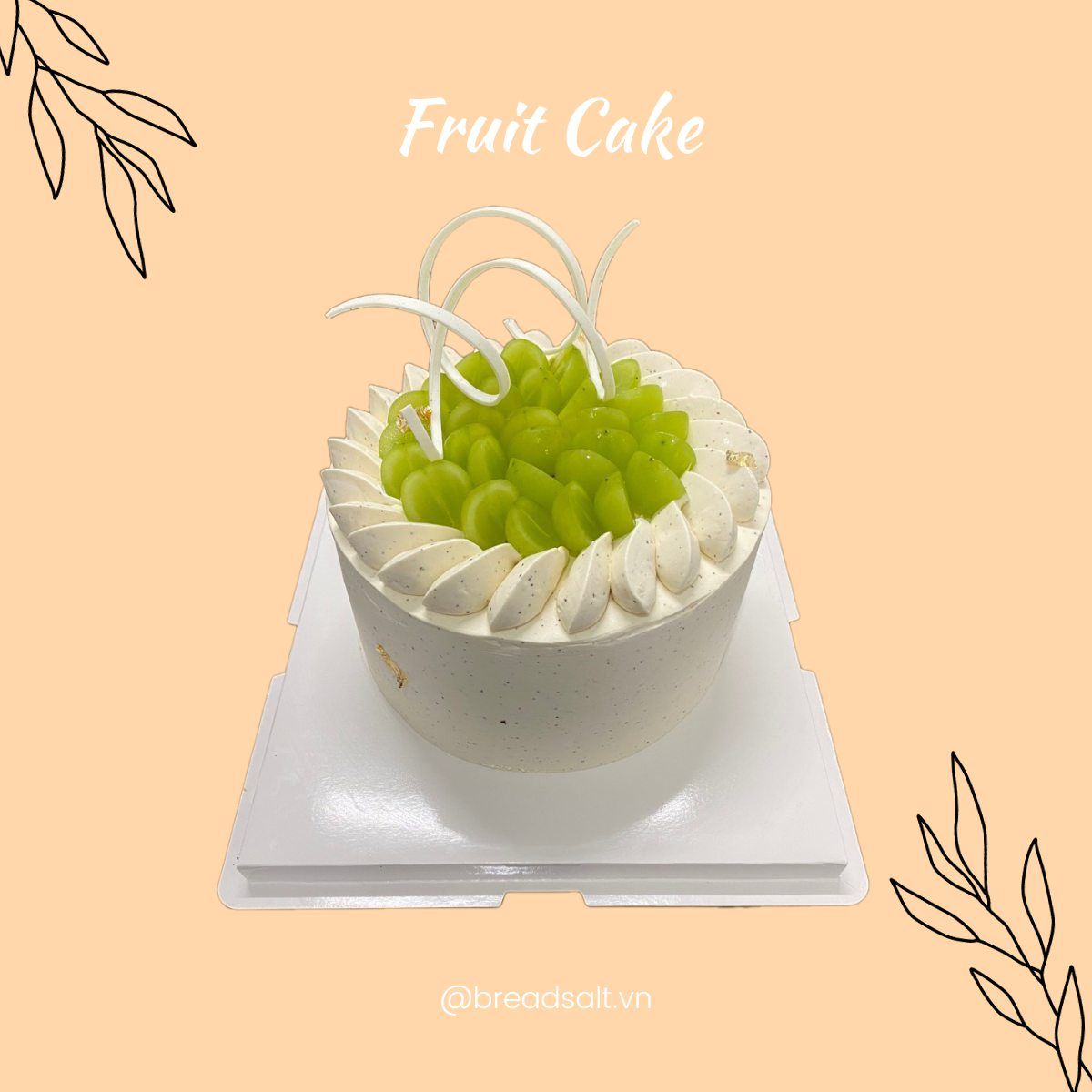  T Bánh Sinh Nhật Decor Nho Xinh Yêu 