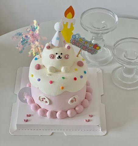  Bento Cake Gấu xinh cho bé 