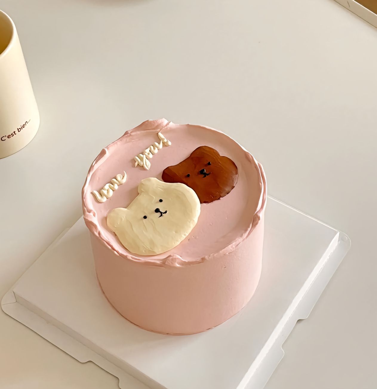  Bento Cake gấu xinh 