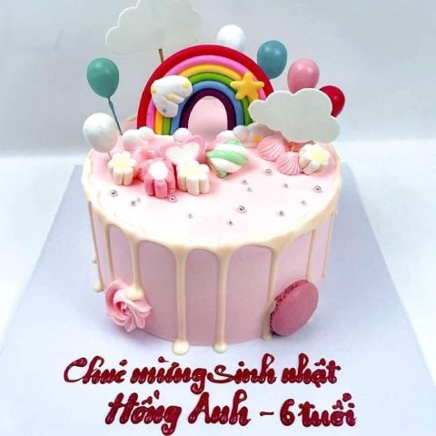  Bánh Kem Xinh Tone Hồng Cho Bé Yêu 