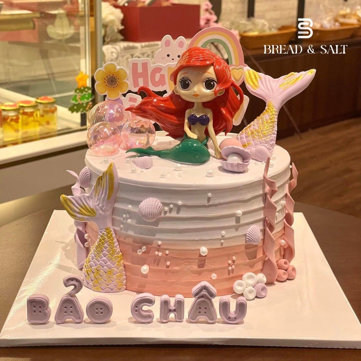  Bánh Sinh Nhật Nàng Tiên Cá Cho Bé Gái 