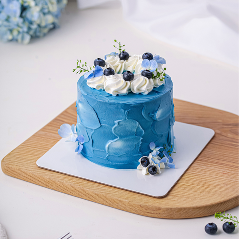  Bento Cake Xanh Dương Việt Quất 