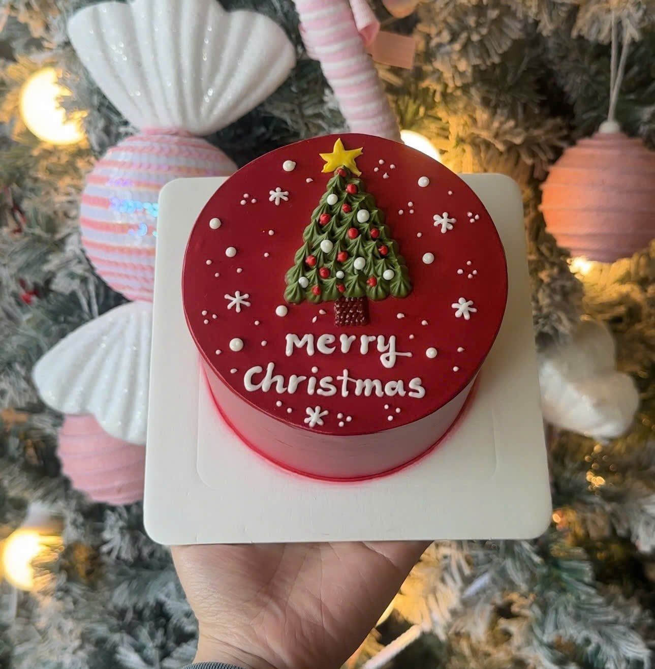  Bánh Bento Noel Cây thông 