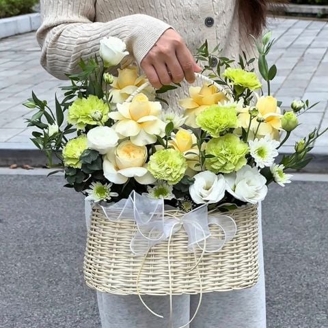  Giỏ hoa Nắng Vàng An Nhiên 
