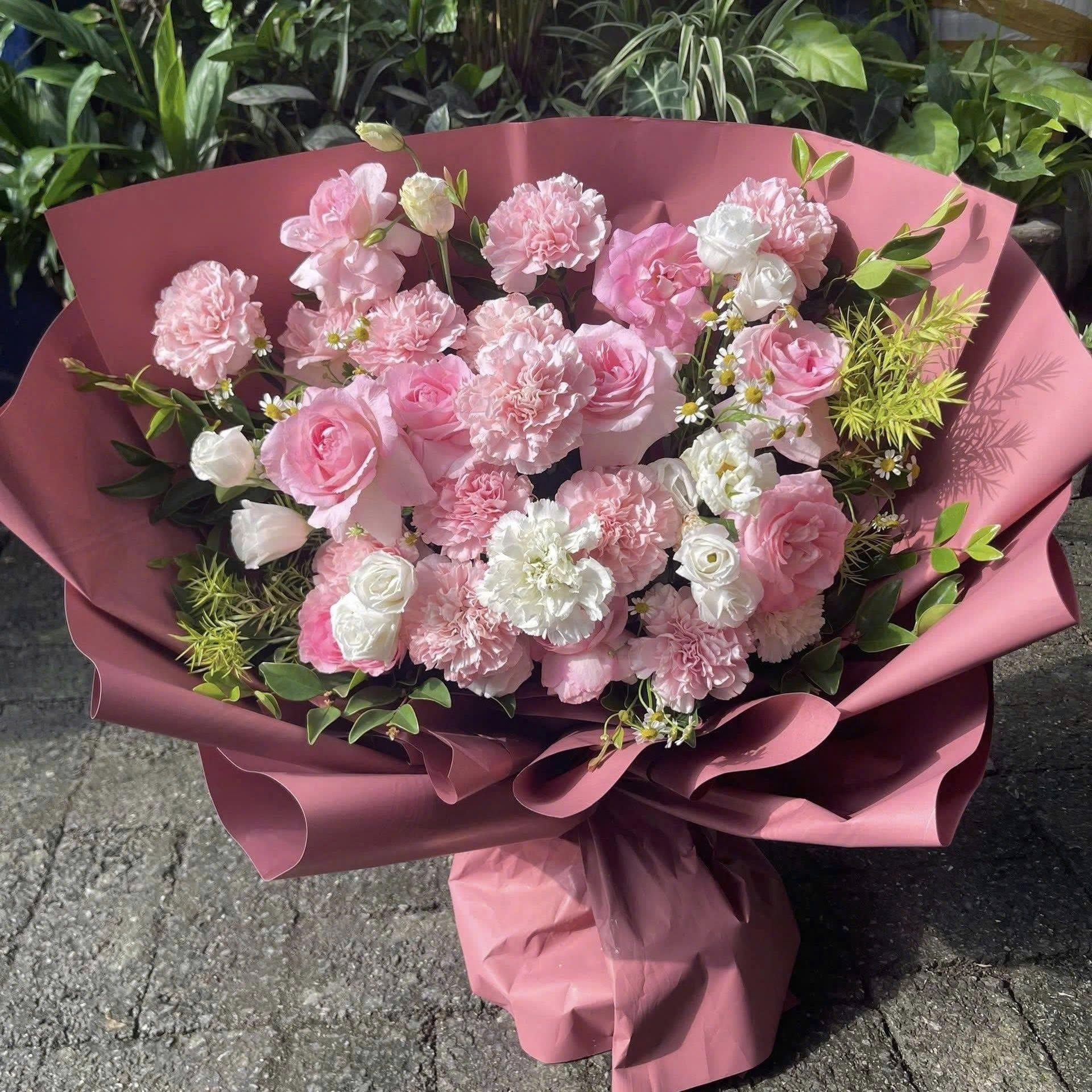  Bó Hoa Xinh Tone Hồng Tặng Sinh Nhật, Kỉ Niệm 