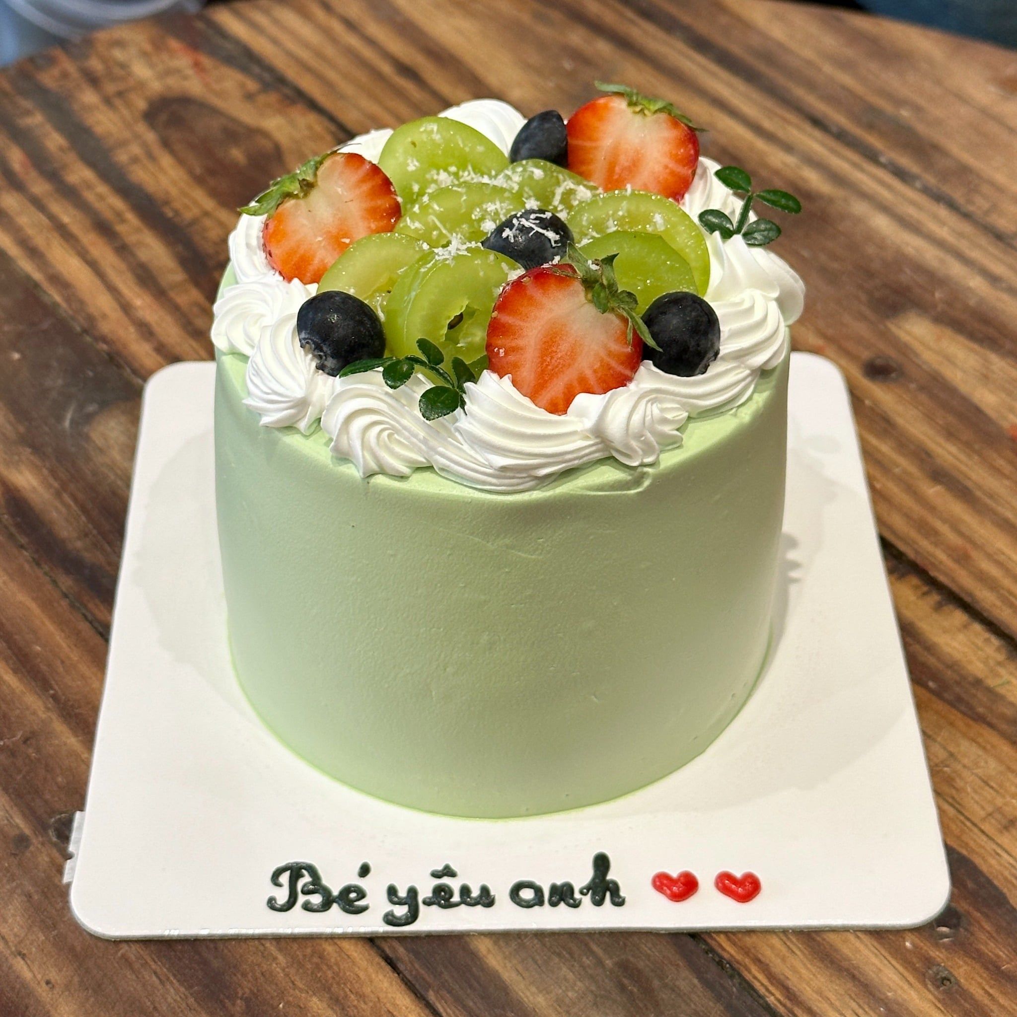  Bento Cake Hoa Quả Tươi Mix 